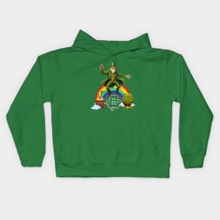 whimsical fun and St. Patrick's Day cheer Kids Hoodie